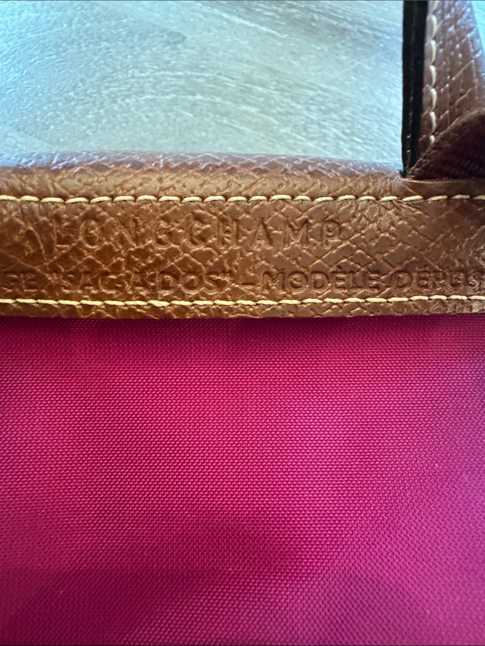 Longchamp backpack in Berry - Picture 5 of 11